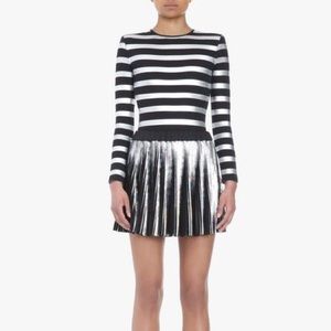 Balmain metallic mini skirt